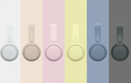 Sony Навушники On-ear WH-CH520 BT 5.2, SBC, AAC, Wireless, Mic, Жовтий - фото 4