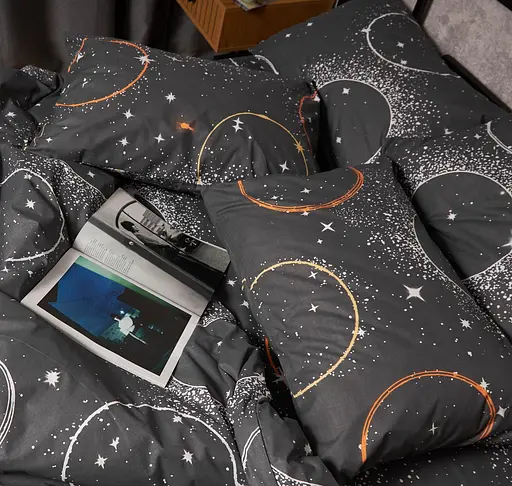 Набір наволочок Moon&Star Бязь Gold Люкс Cosmic Glow 70х70 см 2 шт - фото 4