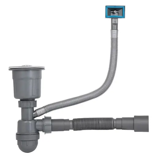 Кухонная мойка встроенная Lidz Handmade H6050HB Decor Black PVD Honeycomb 2,5/0,5 мм LDH6050BDECPVD48371 - фото 7