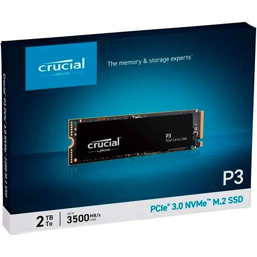 SSD накопитель Crucial P3 2TB (CT2000P3SSD8) [142559] - фото 4