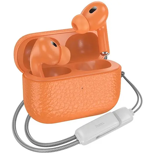 Навушники бездротові Hoco TWS EQ9 вакуумні помаранчевий