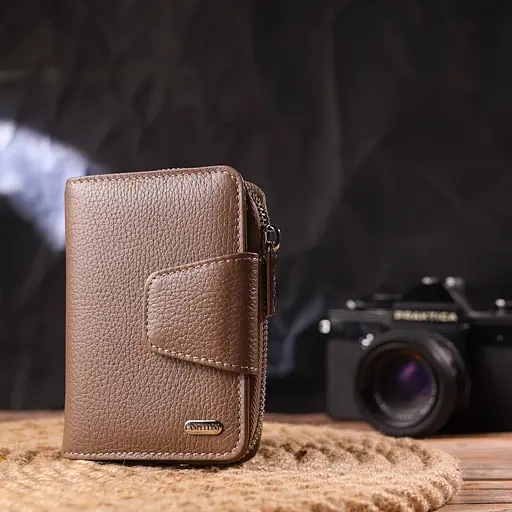 Кожаный женский кошелек Canpellini 9.5х13.2х3 см acs0025115 - фото 8