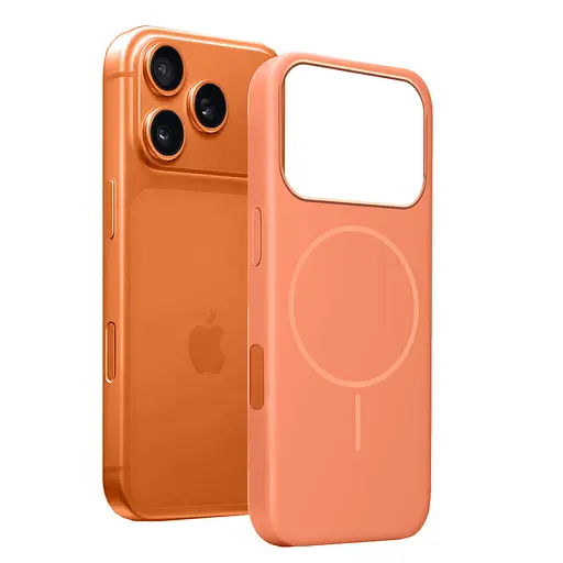Чохол MAKE Apple iPhone 17 Pro Max Silicone Solo Cosmic Orange - фото 4