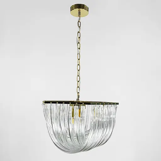 Підвісна люстра Newport із закрученими скляними трубками | Line F | Арт. SA37 P - фото 7