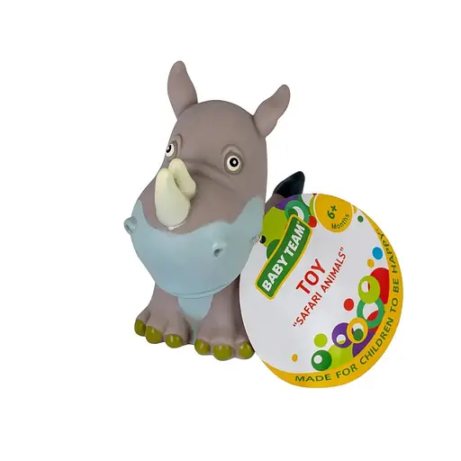 Детская игрушка для купания "Брызгающие животные сафари носорог" 8752_носоріг - фото 2