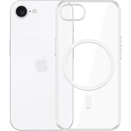 Чехол Clear Case with MagSafe для Apple iPhone 16e Transparent AAA [138722] - фото 2