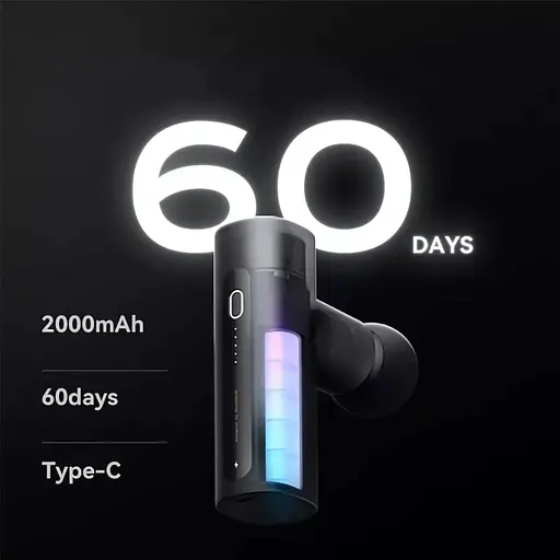 Перкуссионный массажер Wolonow Massage Gun Lite Black (FGMN-R-35) [112650] - фото 6