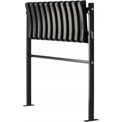 Скамья на кладбище Chomik Twist складная с основой черный - фото 4