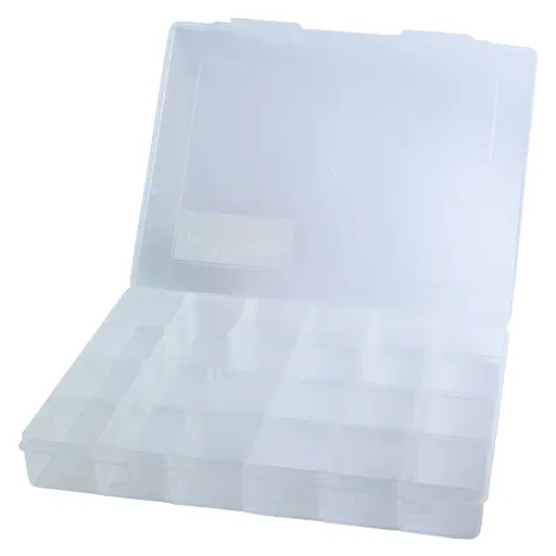 Органайзер пластиковый прозрачный Ultra 20 отсеков 350×270×50мм 7417122 - фото 3