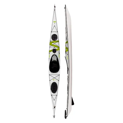 Каяк Tahe Bayspirit Elite RudderSkeg White/Green (1053-107682)