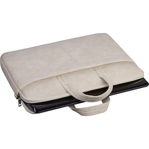 Сумка для ноутбука Defender 15.6ъ Solid, Beige, экокожа, 410х310х40 мм (26126) (26126_DEFENDER) - фото 5