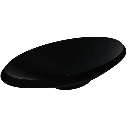 Умивальник Miraggio Lex R mirastone black 0000664, Чорний матовий - фото 1