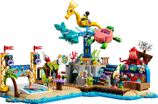 Конструктор LEGO Friends Пляжный парк развлечений, 1348 деталей (41737) - фото 2