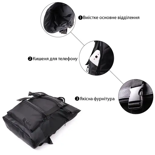 Рюкзак FABRA 30х40х15 см sum0026526 - фото 3