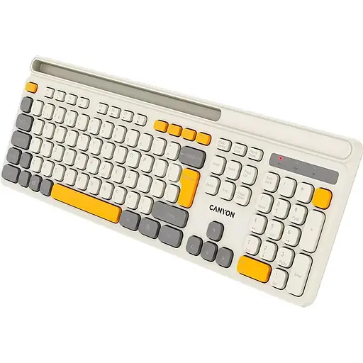 Клавіатура Canyon HKB-W03 EN AAA Wireless Beige (CNS-HKBW03BG) - фото 3