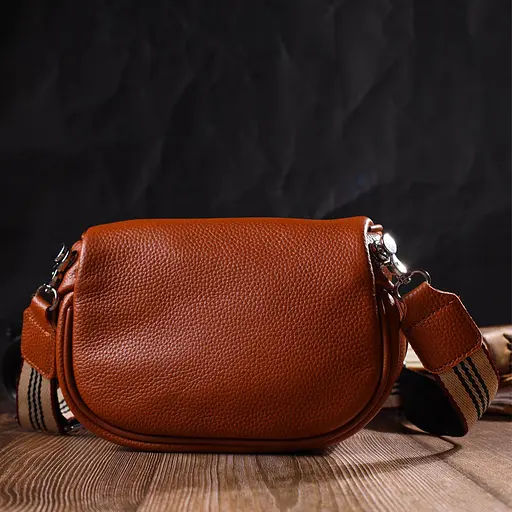 Сумка кожаная женская Vintage 20х13х8.5 см sum0022712 - фото 7