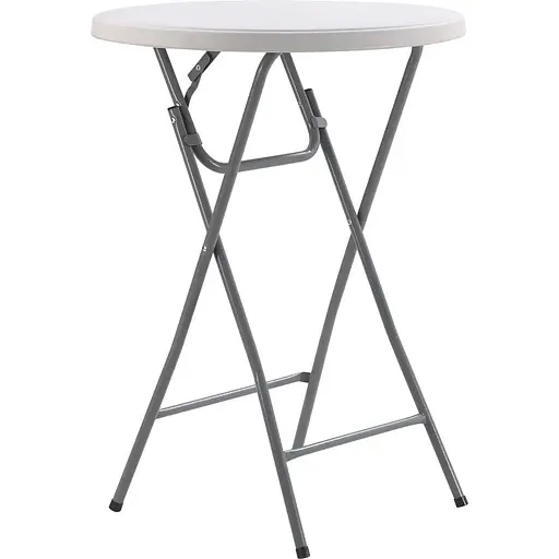 Стіл Time Eco ТЕ-1830 складаний круглий білий - фото 1