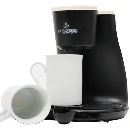 Кофеварка Crownberg CB-1568 капельная 600 Вт с двумя чашками - фото 2