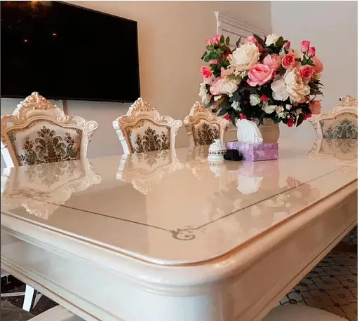 Силіконова скатертина на стіл Soft Glass М'яке скло 1.2х1.0 м (товщина 1.5мм) - фото 6