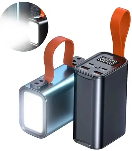 Універсальна зарядна батарея King Power зі швидкою зарядкою 30000Mah 100W (Чорний) - фото 5