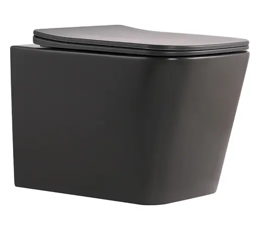 Унитаз подвесной Qtap Tern Ultra Quiet, с сиденьем Slim Duroplast/Soft-close/Quick relase QT17332303ASAN - фото 1