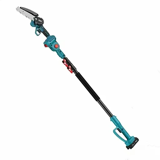 Многофункциональный набор 3 в 1 беспроводная цепная пила секатор и высоторез с удлинителем 2 м 2 аккумуляторы 36 Вт Синий - фото 3