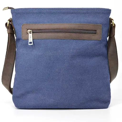 Кожаная мужская сумка через плечо TARWA 27х31х8 см sum0025764 - фото 5