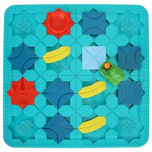 Настольная интерактивная игра Ummi BS779 Logical Road Builder Mini Green - фото 1