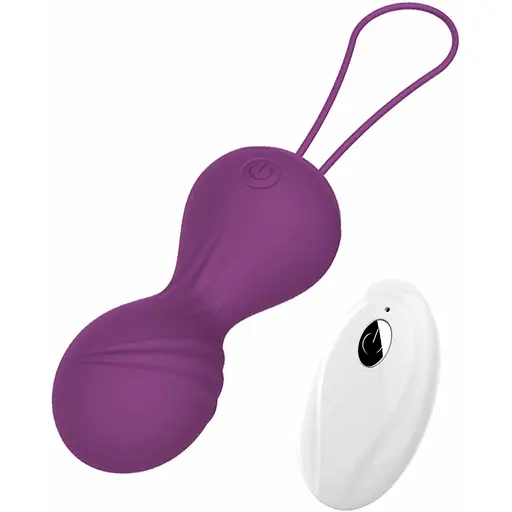 Вгинальні кульки Boss Remote Control Tighten 8 см (фіолетовий)