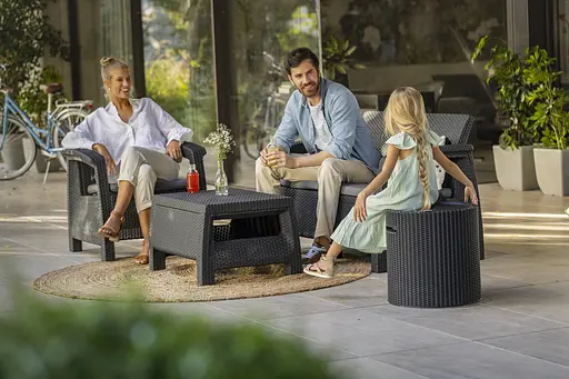 Стіл-бар Keter Cool Stool пластик антрацит - фото 6