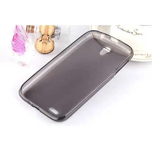 Чехол-накладка для Lenovo A319 силиконовый 0.3 мм белый - фото 2