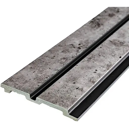 Рейка декоративна Wall Sticker PS 2900х120х12 мм Бетон із золотими вкрапленнями SW-00001752