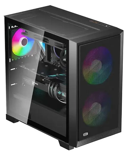 Корпус PcCooler PcCOOLER CPS (C3D310 BK ARGB), блок питания не входит в комплект - фото 2