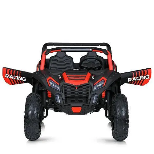 Електромобіль дитячий Bambi Джип M 5736AL-3 24V мотор 180W 24V14AH шкір сидіння USB червоний - фото 4