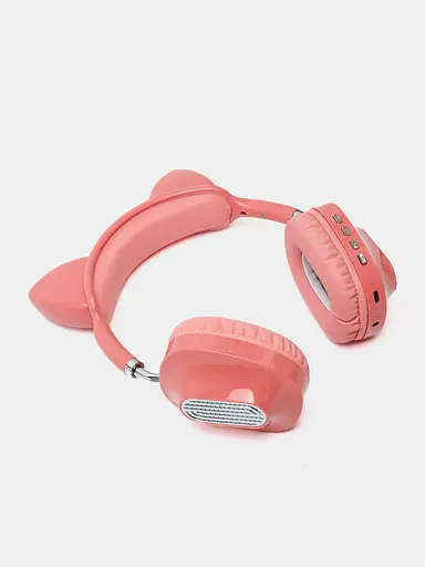 Навушники Hoco Skill cat ear BT headphones ESD13 з вушками рожеві - фото 6