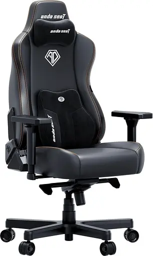 Игровое кресло Anda Seat Kaiser 3E Black PVC Size XL (AD23YC-XL-08-B-PV/C-B01) - фото 1