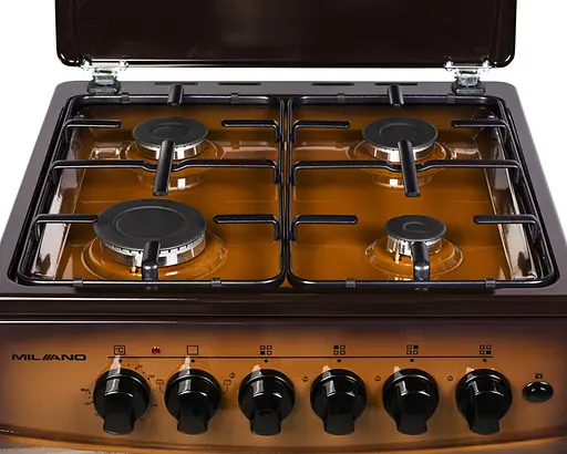 Плита комбинированная Milano ML50 E40+ коричневая - фото 4