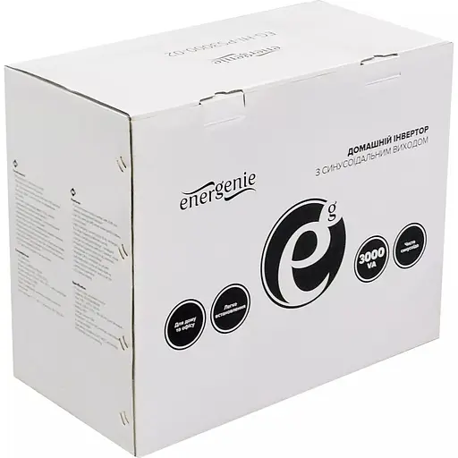 Источник бесперебойного питания EnerGenie 3000 ВА / 1800 Вт / Без АКБ (EG-HI-PS3000-02) - фото 4