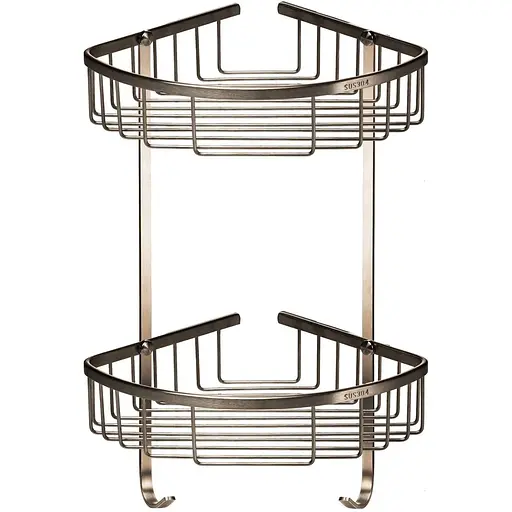 Полка угловая Globus Lux SS 8488, Хром матовый - фото 1