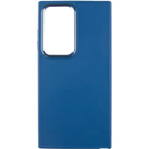 TPU чехол Epik Bonbon Metal Style для Samsung Galaxy S24 Ultra Синий / Denim Blue - фото 2