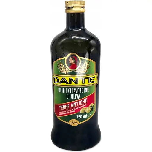 Оливкова олія Dante Terre Antiche Extra Virgin першого холодного віджиму 0.75 л