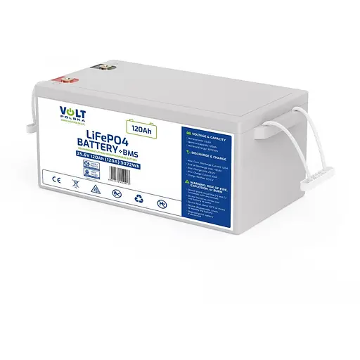 Аккумулятор Volt Polska LiFePO4 25.6V 120 Ah 120A 3072 Wh