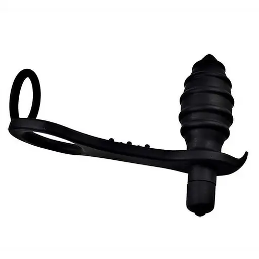 Вібромасажер для анальної стимуляції та масажу простати з 10 режимами Чорний K000696 - фото 9