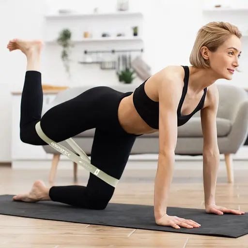 Набор резинок для фитнеса Gymtek 0,5-30кг серый - фото 4