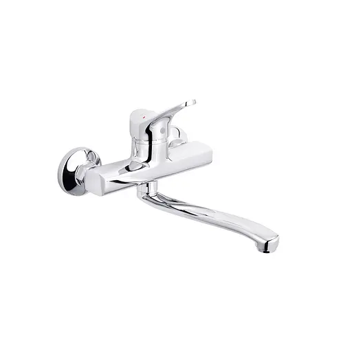 Смеситель кухонный настенный Kroner KRP Bayern - С040 CV012074 Хром - фото 1