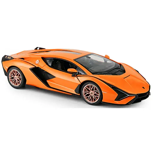 Машинка Rastar Lamborghini Sian (97760) на радиоуправлении. 1:14. Оранжевый - фото 3