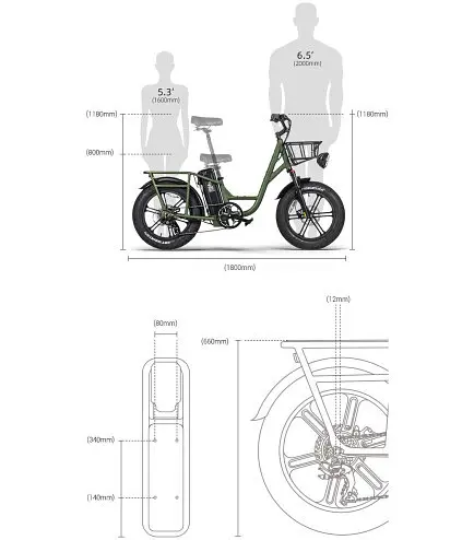 Електричний велосипед FIIDO T1 V3 - фото 5