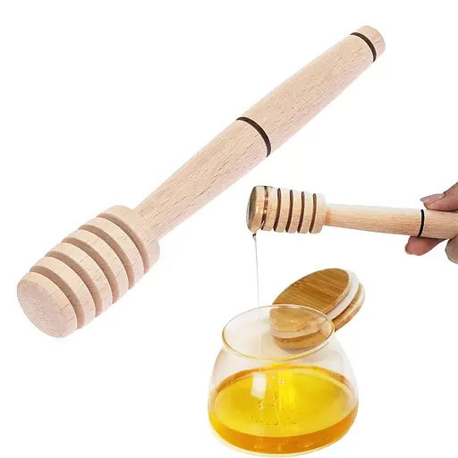 Ложка для меду дерев'яна 20 см, Woodly 84919 - фото 7