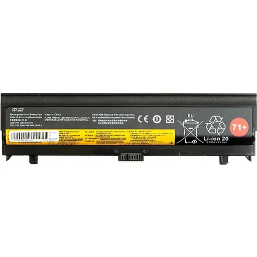 Акумулятор PowerPlant для ноутбуків LENOVO ThinkPad L560 (B10H45071/71+) 10.8V 4400mAh