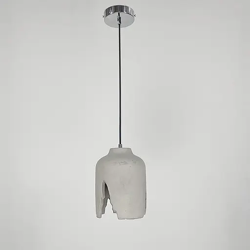 Підвіс із грубим бетонним плафоном 22х16 см | Арт. MJ 184/1 GR | Line F - фото 10